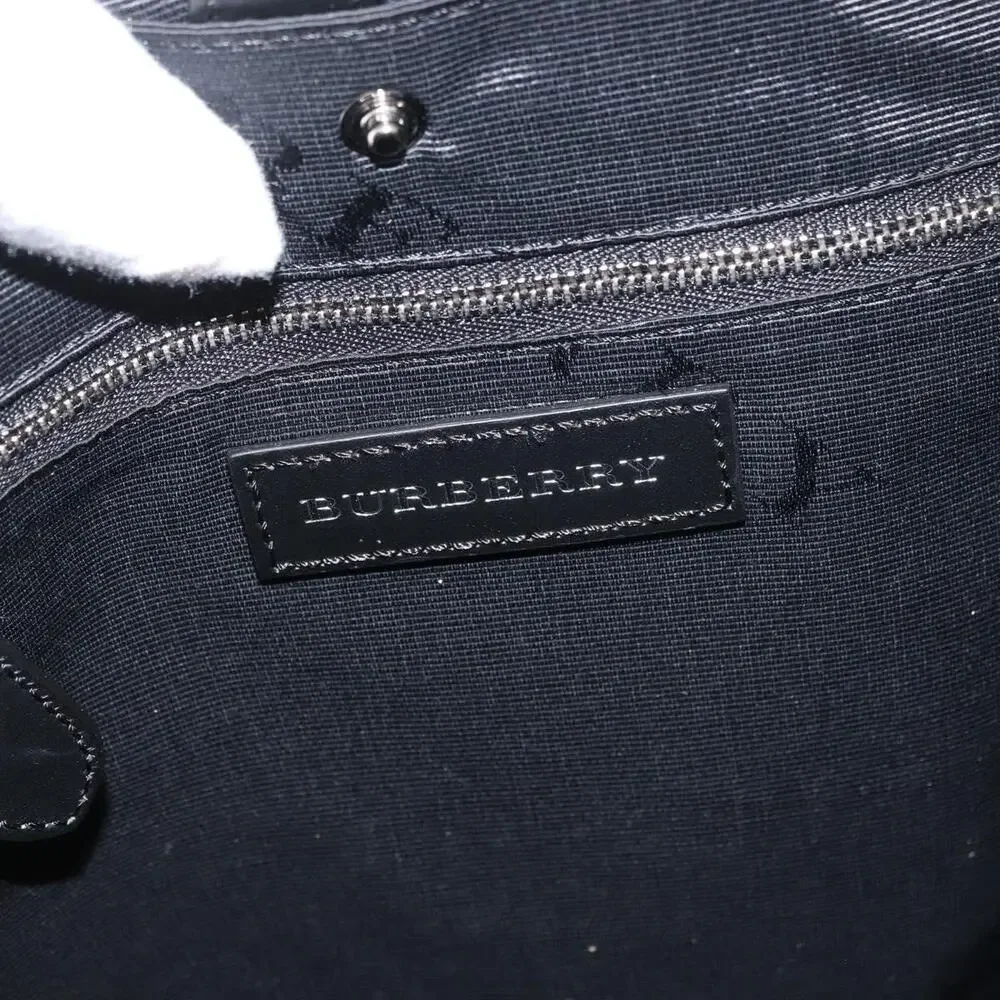Burberry Nylon Green Silver Backpack